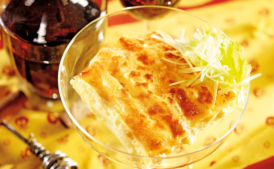 Cannelloni mit Sellerie und Lachsforelle