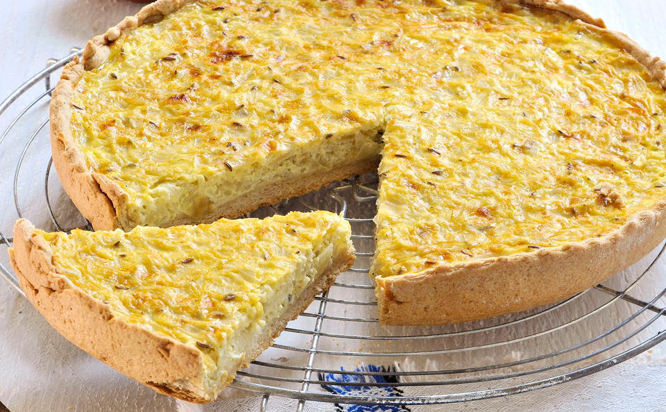 Vegetarischer Zwiebelkuchen