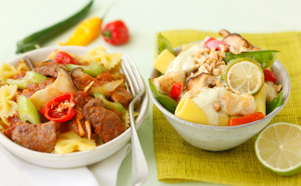 Rigatoni mit Thai Curry