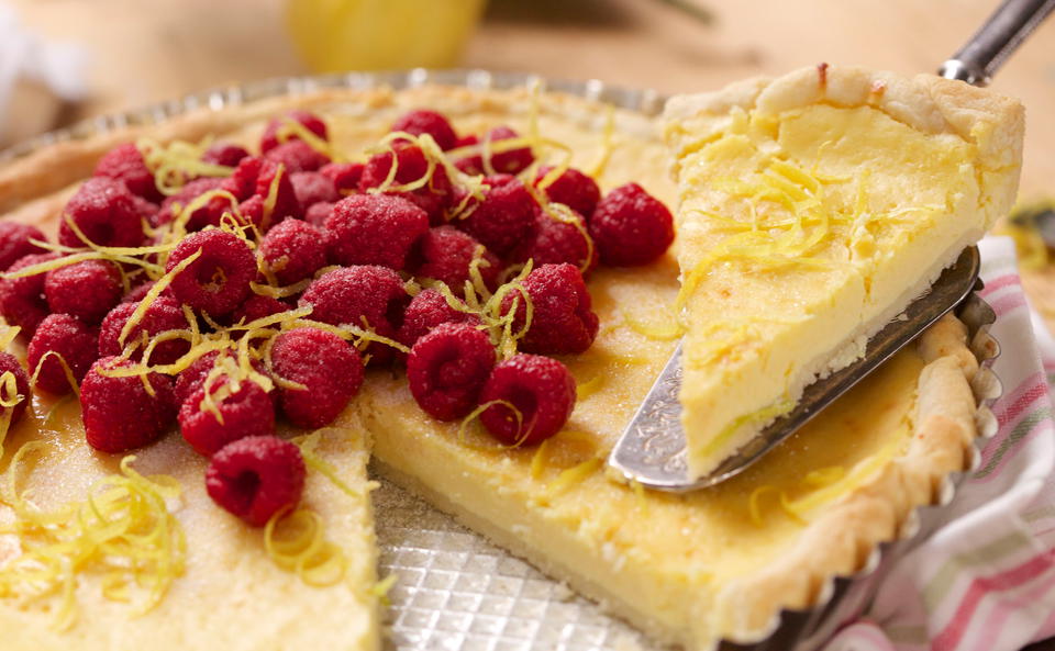Zitronentarte Mit Geeistem Champagner Sabayone - Rezepte Suchen
