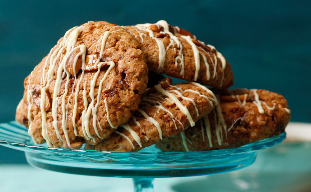 Bananen-Erdnuss-Cookies • Rezept • GUSTO.AT
