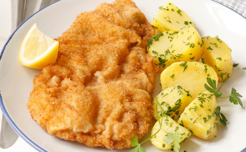 Wiener Schnitzel mit Petersilerdäpfeln