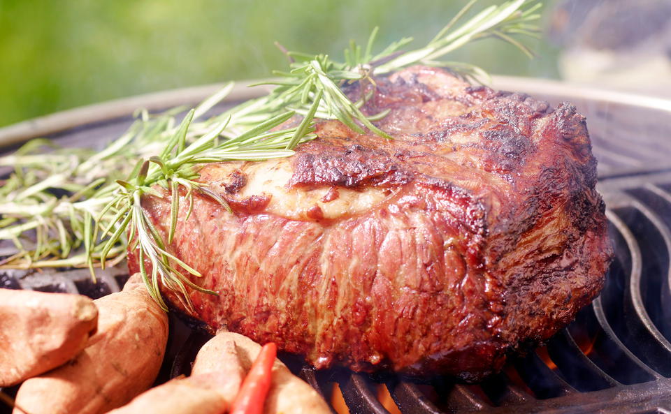 Geräuchertes Beiried in Cognacmarinade