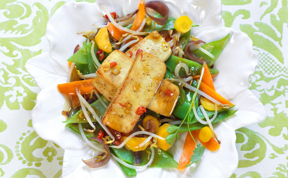 Wokgemüse mit Chili-Tofu