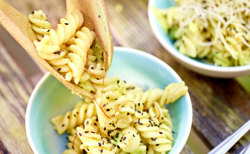 Fusilli mit Avocadosauce