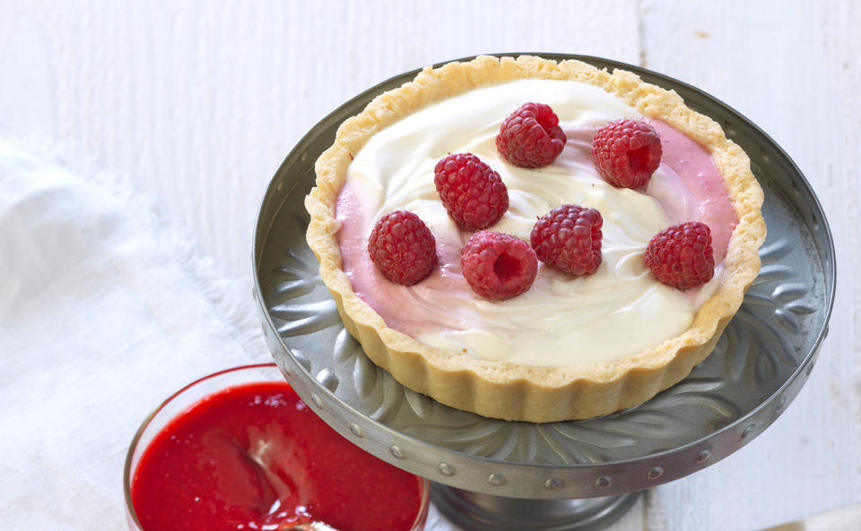 Topfen-Himbeer-Tartelettes