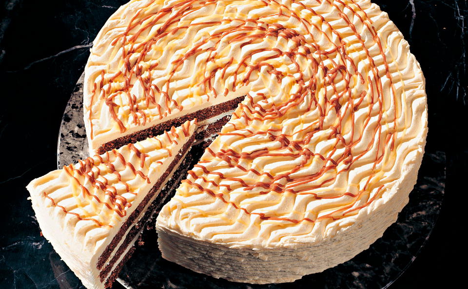 Schoko-Biskuit-Torte, Wiener Masse
