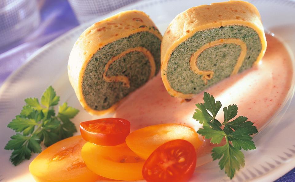 Pikante Spinat-Palatschinken • Rezept • GUSTO.AT