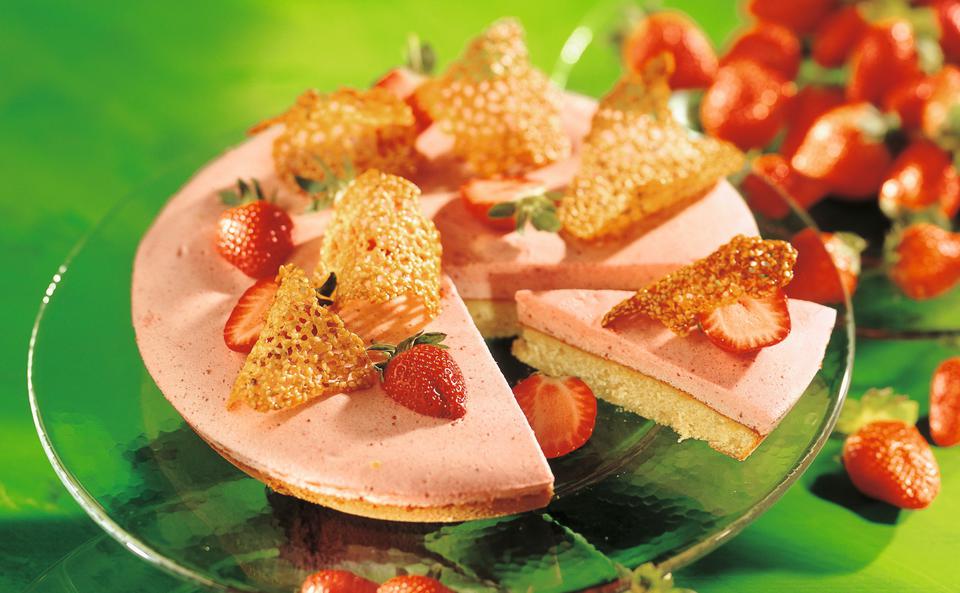 Erdbeer-Marzipan-Tarte