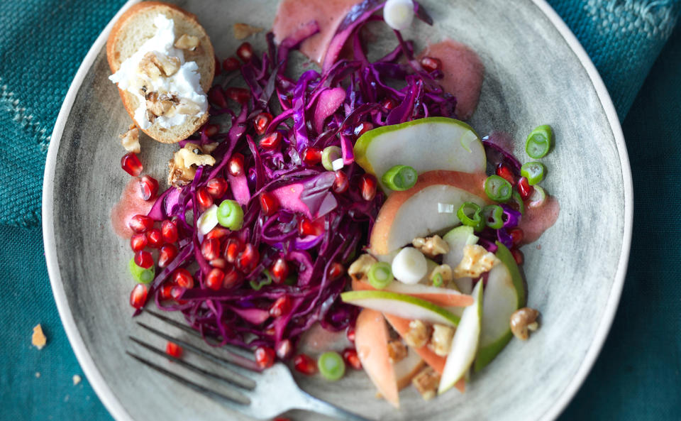 Rotkrautsalat mit Birnen