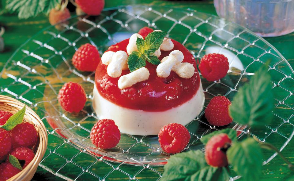 Himbeer-Panna-Cotta