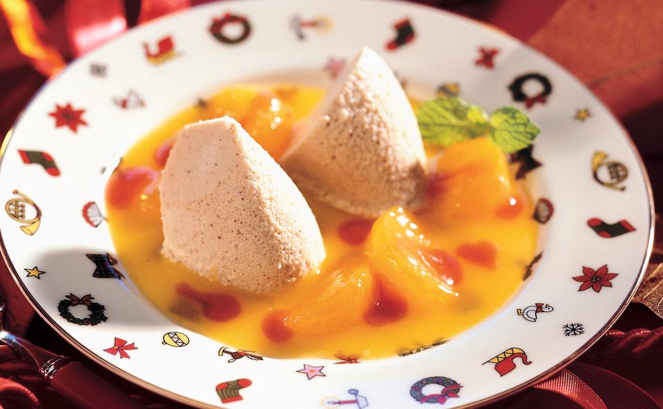 Lebkuchen-Creme mit Mandarinen-Ragout