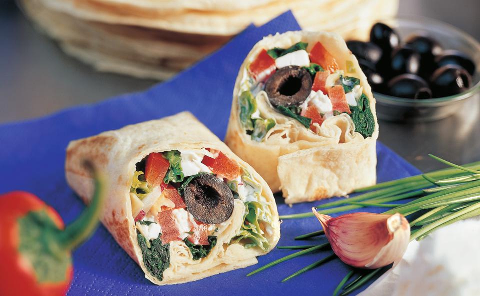 Wrap Kreta mit Spinat und Schafkäse