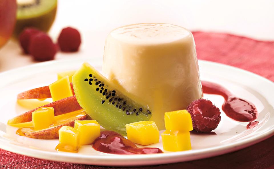 Pfirsich-Mango-Mousse