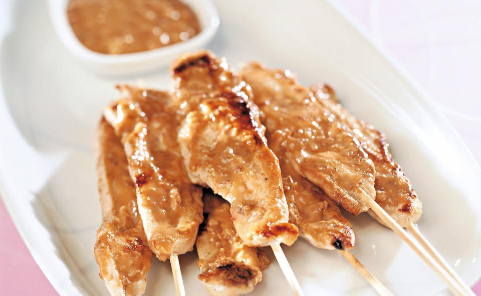 Hühner-Satay-Spieße