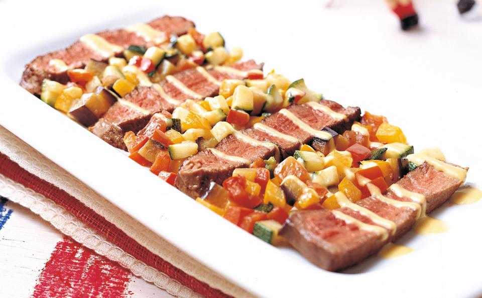 Filetsteak mit Ratatouille