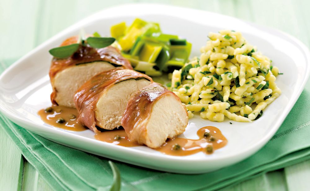Hühnerfilets mit Schinken und Salbei • Rezept • GUSTO.AT