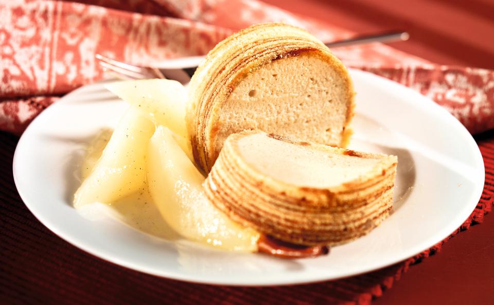 Baumkuchen-Terrine mit Lebkuchenmousse