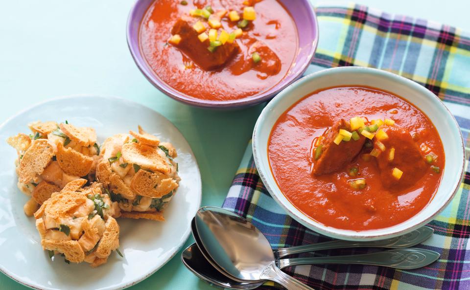 Filetgulasch mit knusprigen Semmelknöderln