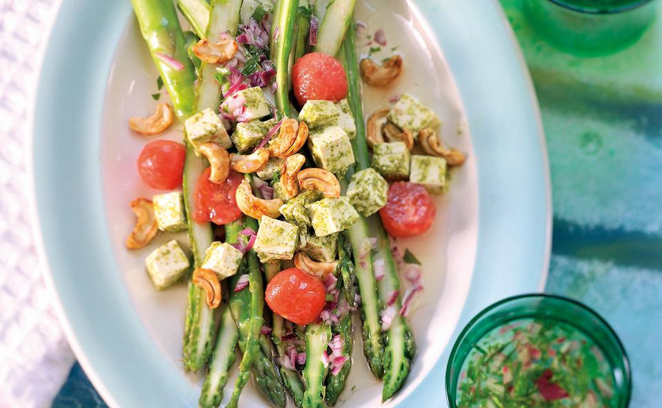 Gebratener Spargel mit Balsamicomarinade