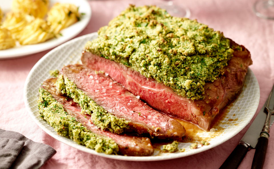Roastbeef mit Kräuterkruste