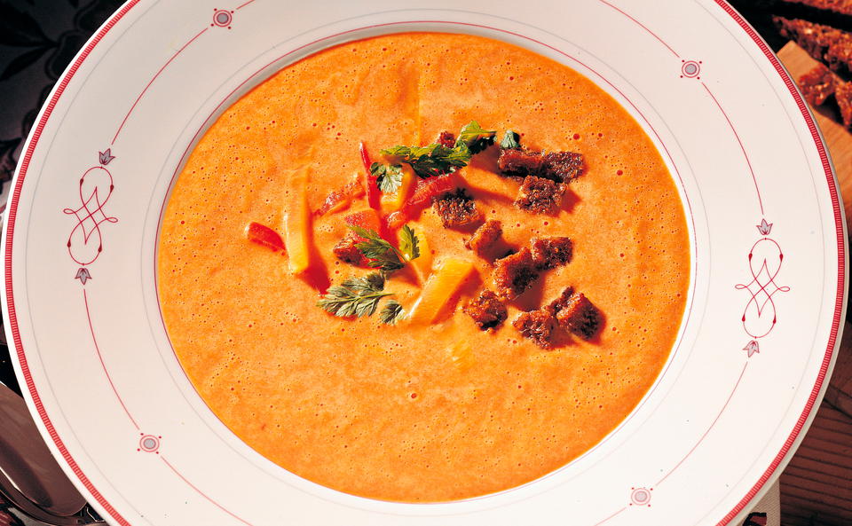 Paprika-Cremesuppe