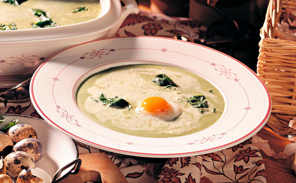 Spinat-Cremesuppe