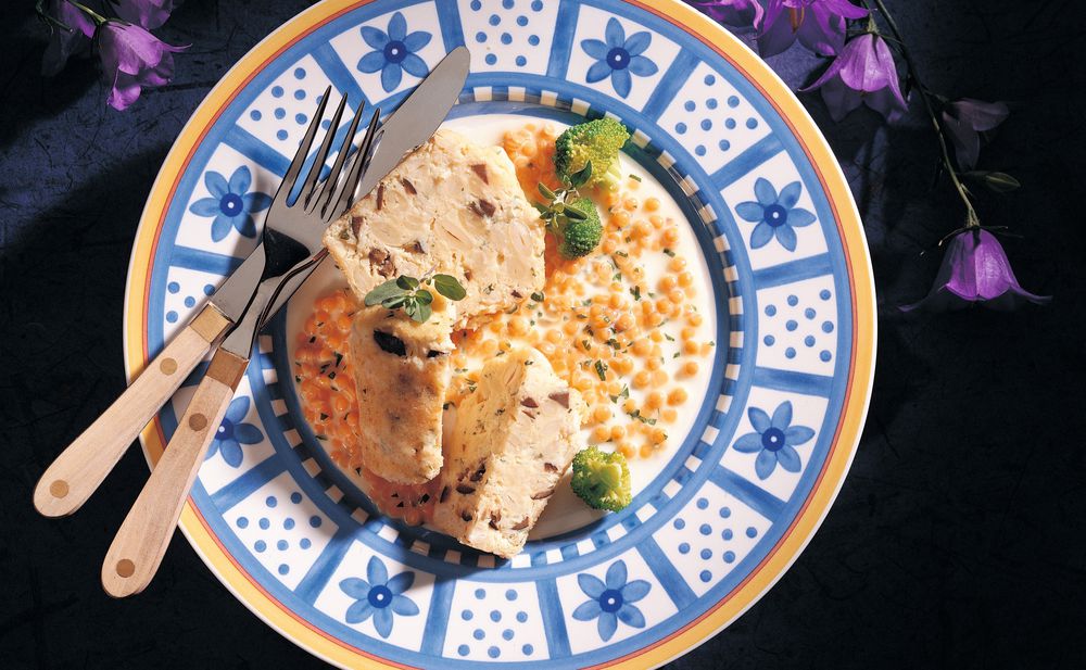Bohnen-Auflauf mit roter Linsensauce • Rezept • GUSTO.AT