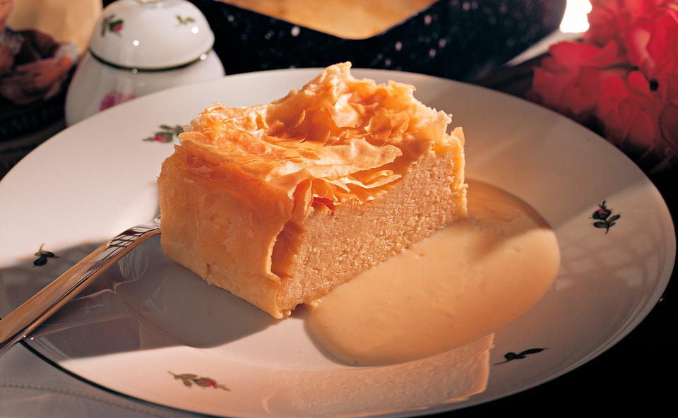 Milchrahm-Strudel