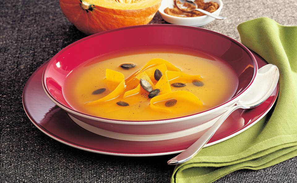 Kürbissuppe mit Safran