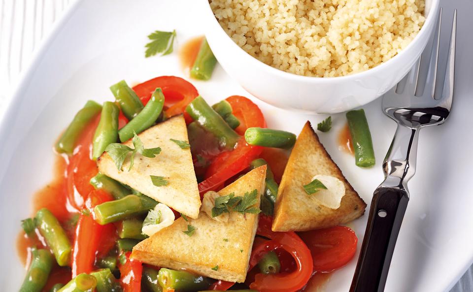Tofu-Gemüse-Couscous