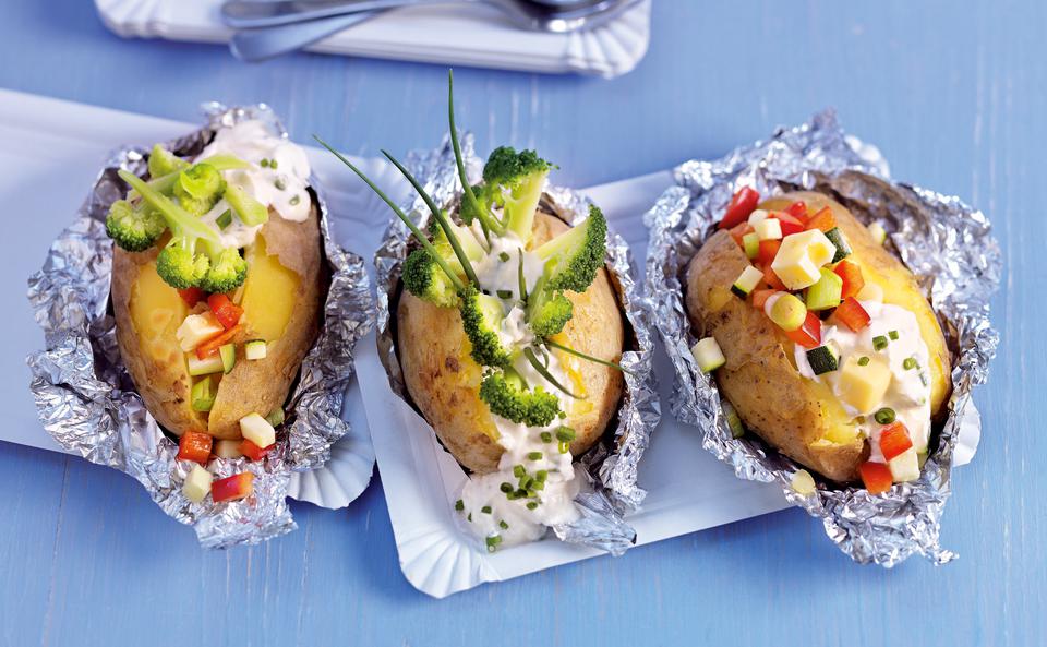 Baked potatoes in der Folie