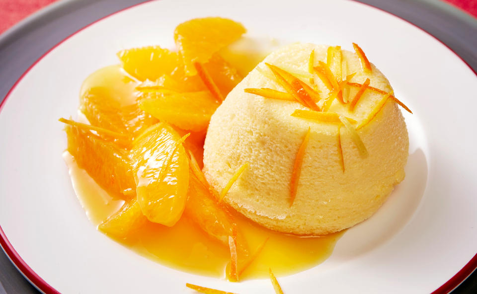 Topfenauflauf mit Orangensalat • Rezept • GUSTO.AT