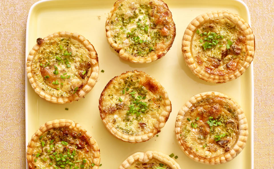 Mini-Quiches mit Steinpilzen