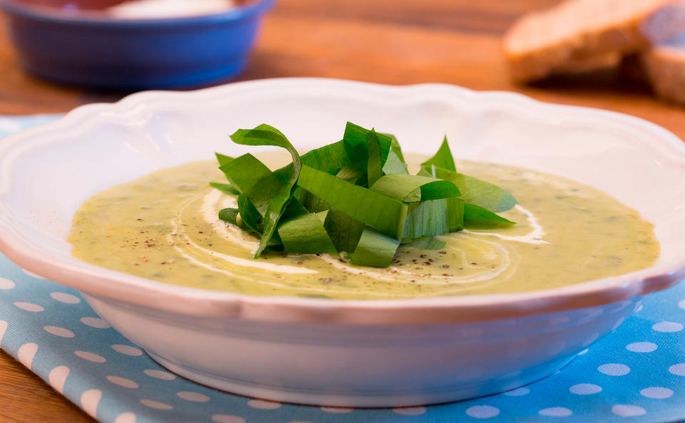 Exzellente Bärlauchsuppe