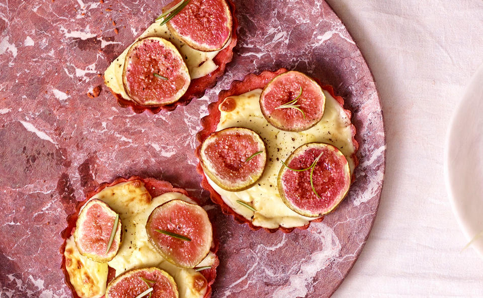 Feigen-Schafkäse-Quiche mit Rosmarin