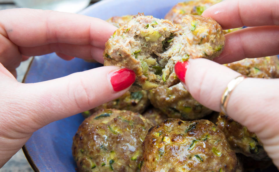 Hühnerlaibchen mit Zucchini