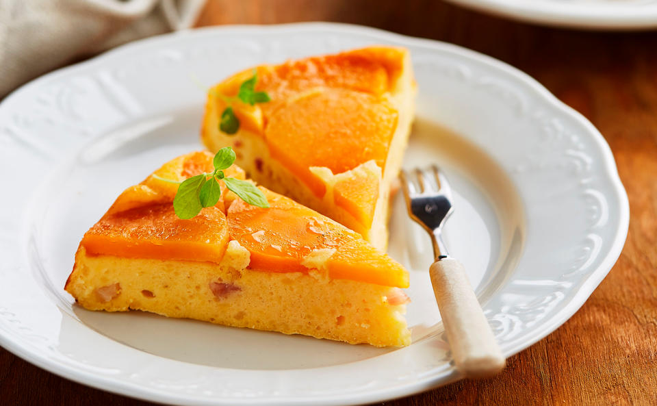 Erdäpfelkuchen mit Steckrüben