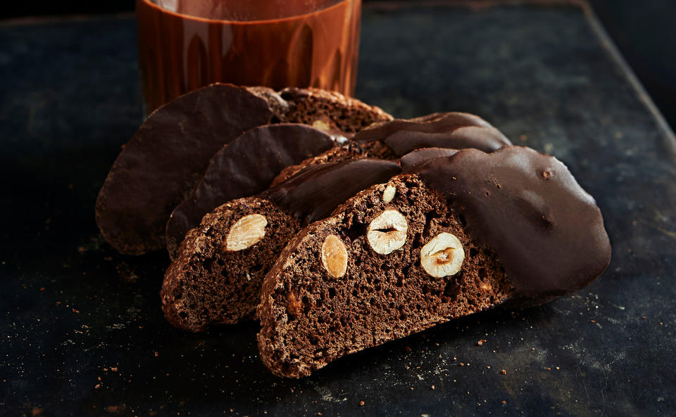 Schokolade-Biscotti mit Kakao