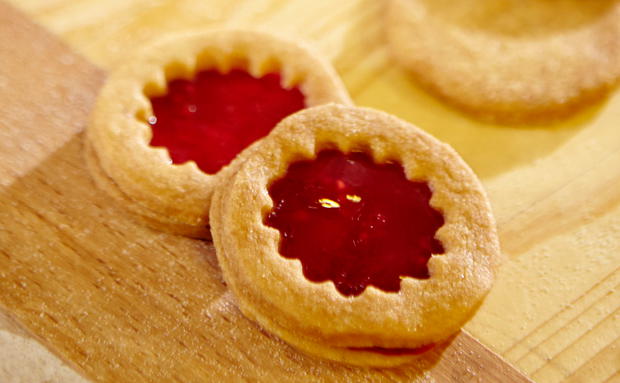 Weihnachtskekse Linzer Augen